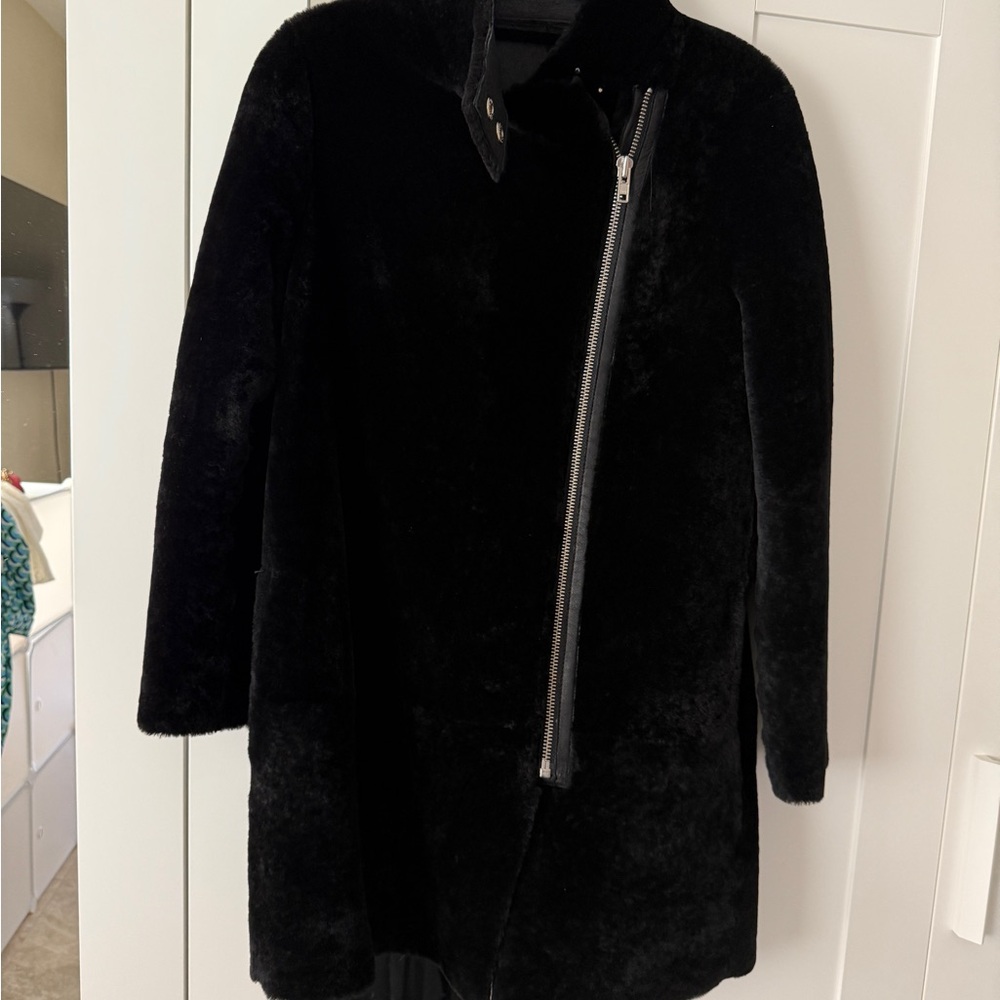 Maje Black Teddy Jacket